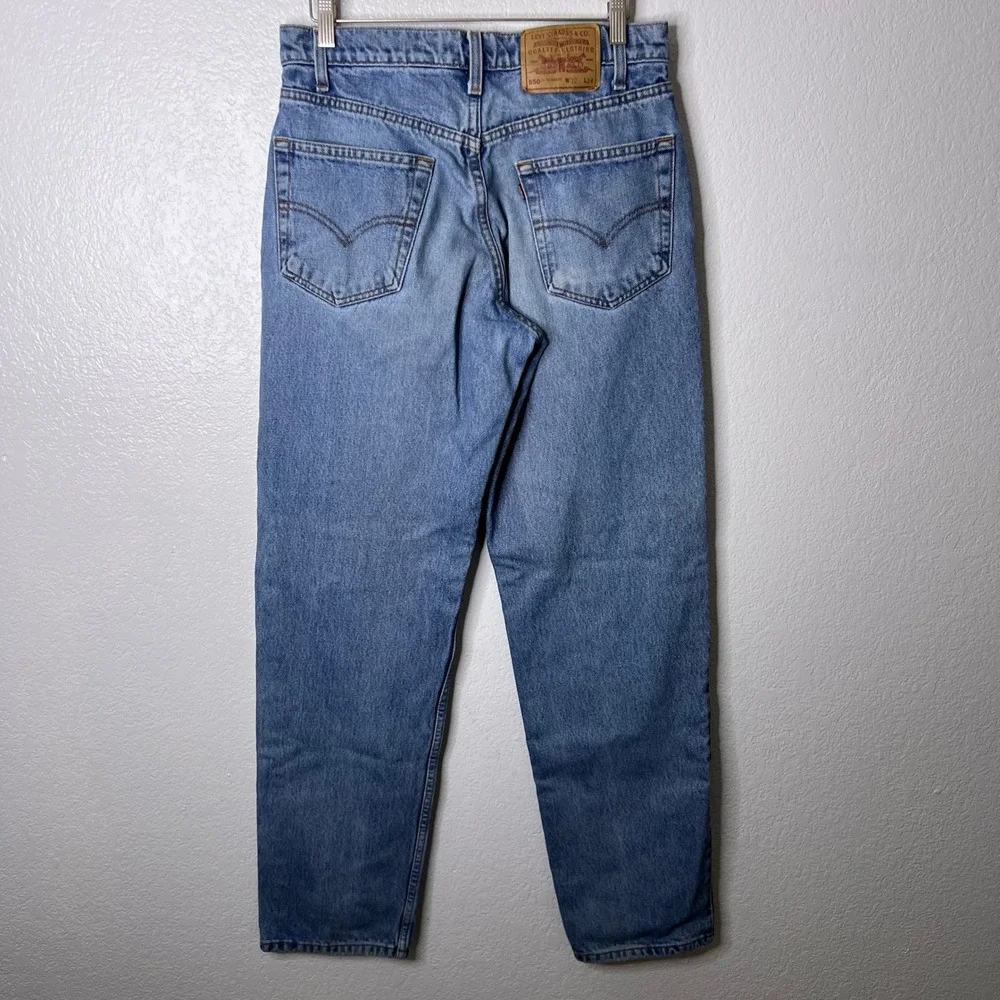 Vintage 1998 Levis 550 Relaxed Fit‎ Light Wash Jeans Mens 32x34